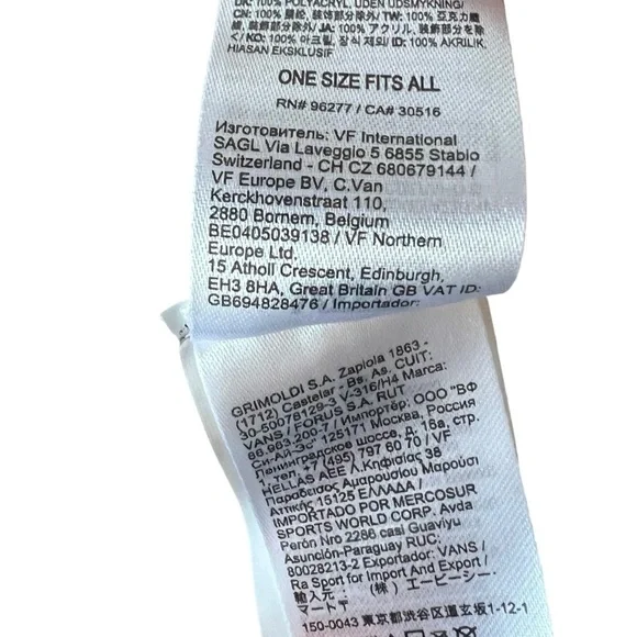 VANS Coastal NWOT Grape Leaf Women's Beanie Knit Hat One Size - Picture 6 of 6